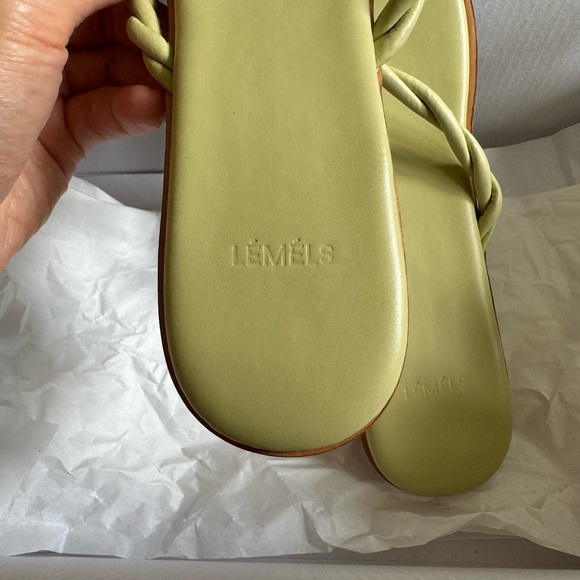 LÉMÉLS Green Sandals, Size US 7.5 - Picture 4 of 8
